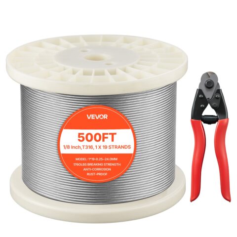 3.2 mm Wire Rope, 152 m, 3,2 mm, 798 kg