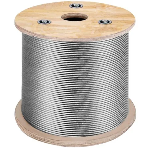 T316 roostevabast terasest kaabel 3,2 mm 7x7 terasest trosskaabel 15240 cm kaabel piirde