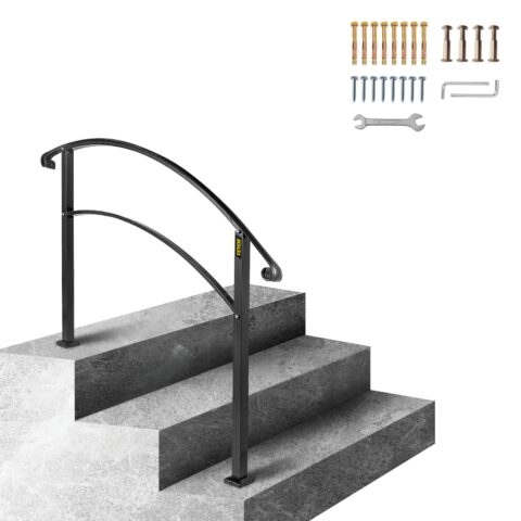Handrails for Outdoor Steps, 47,5 cm, 3 ft