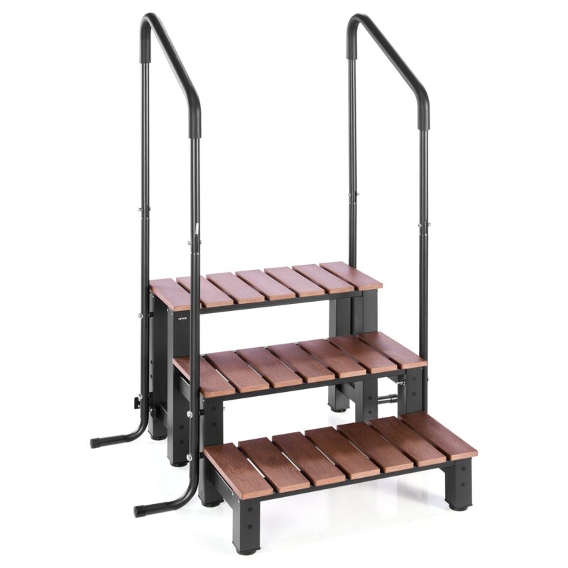 Hot Tub Step with Handrail, 249,48 kg, 640,1 mm, 249,5 kg