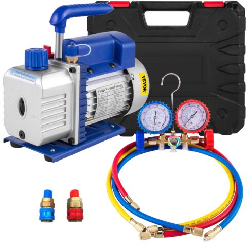 113 L/min(4CFM) 246W(1/3HP) Vacuum Pump ac vacuum pump aircon vacuum pump vacuum chamber