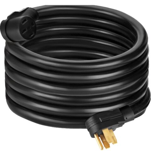 15m 8AWG/4C RV Extension Cord Trailer Truck Motorhome Camper Power, 15 m, 8 AWG