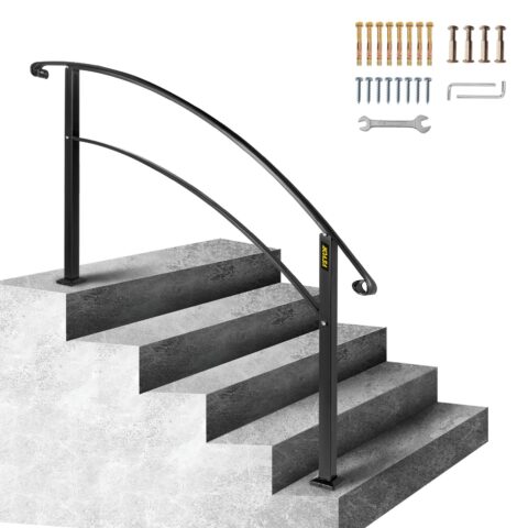Handrails for Outdoor Steps, 62,5 cm, 5 ft