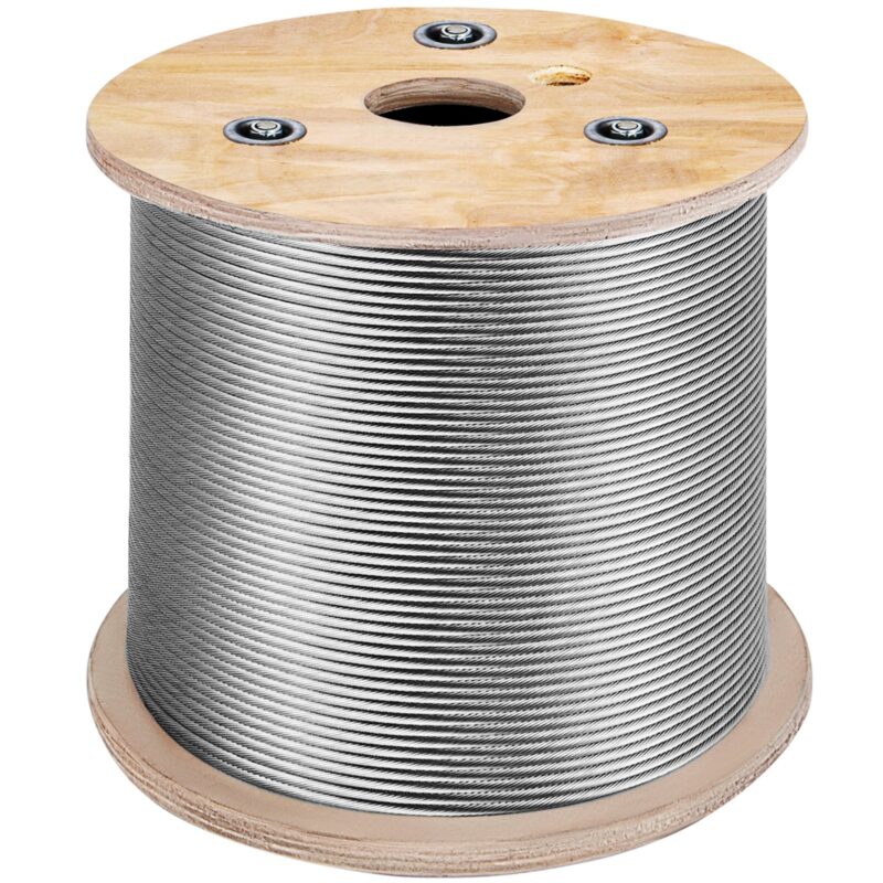4.76 mm 7x19 Stainless Steel Aircraft Cable Reel 152 m Stainless Steel Cable T304 Wire
