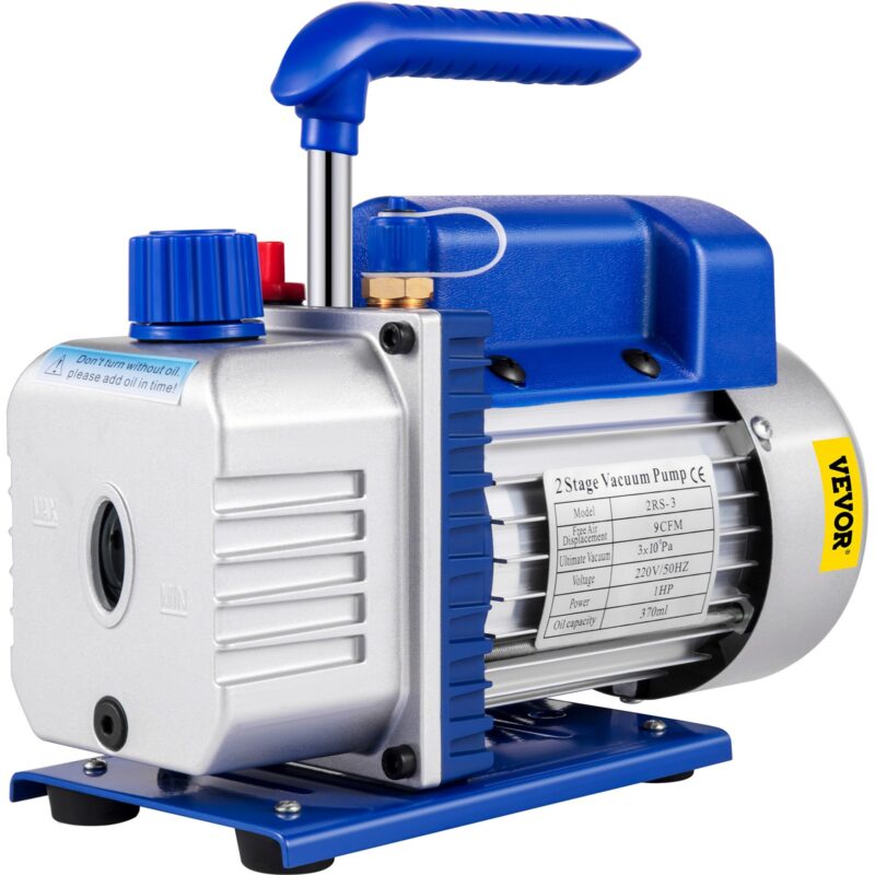 255 L/min(9CFM) 746W(1HP) Air Condition Refrigerant Vacuum Pump vacuum chamber with pump