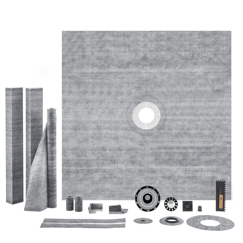 Shower Curb Kit, 1828 x 1828 mm, 3 m