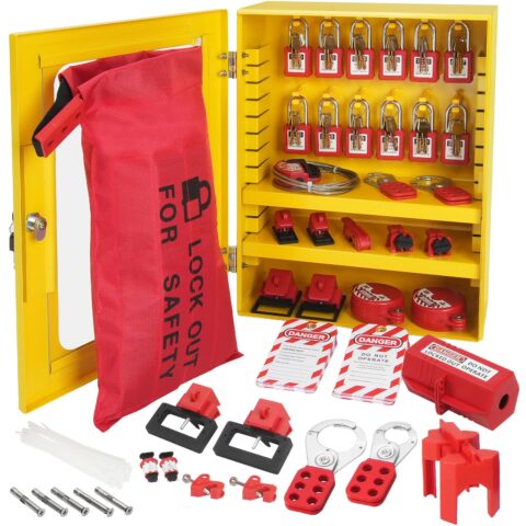 Electrical Lockout Tagout Kit, 59 tk