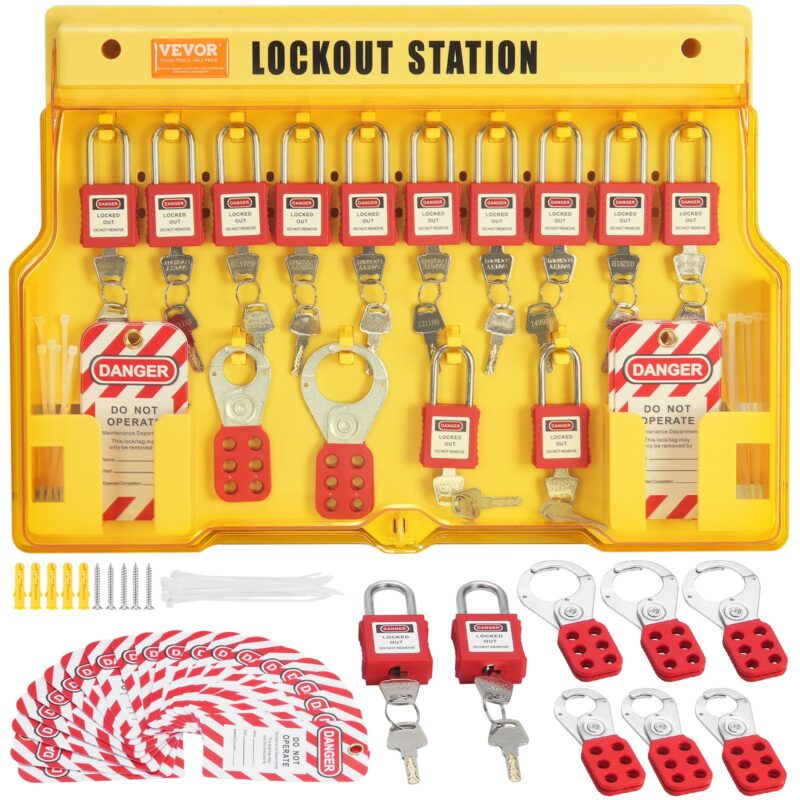 Electrical Lockout Tagout Kit, 60 tk