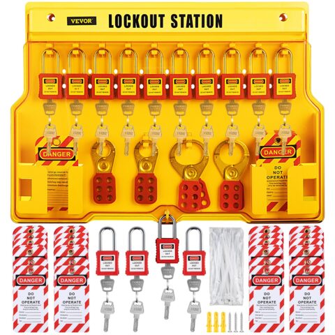 58 PCS Lockout Tagout Kits, 58 tk