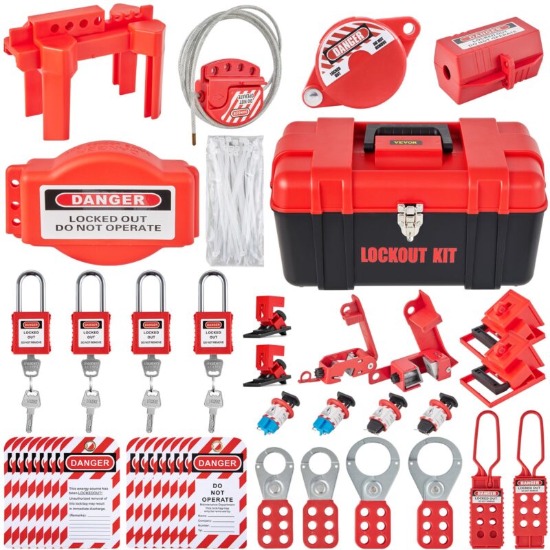 42 PCS Lockout Tagout Kits, 42 tk