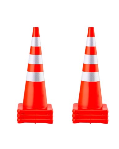 Safety Cones, 15,2 x 91,4 cm, 244 m