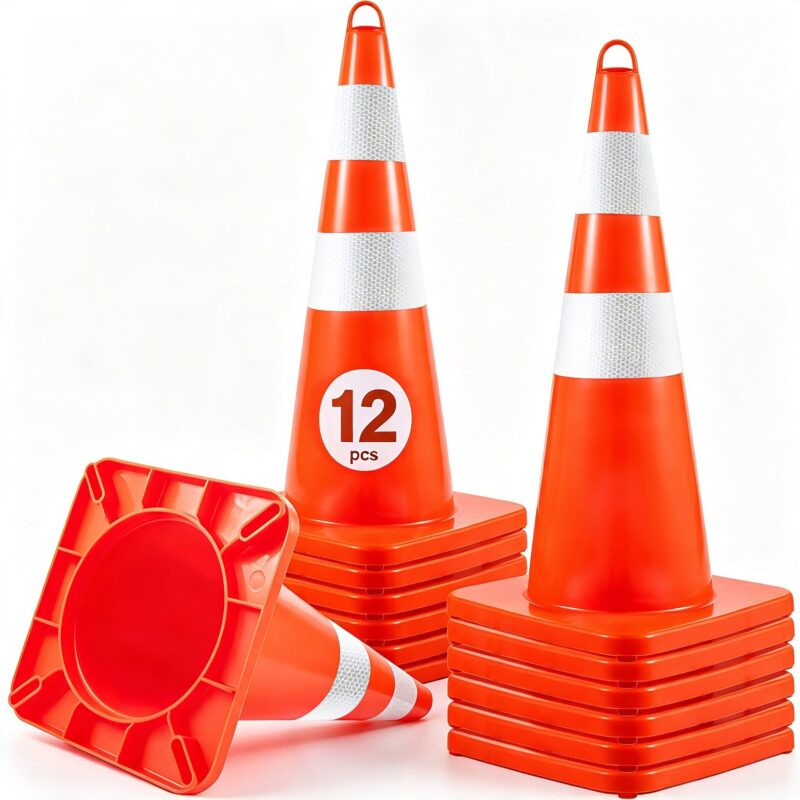 Safety Cones, 71,1 cm, 244 m