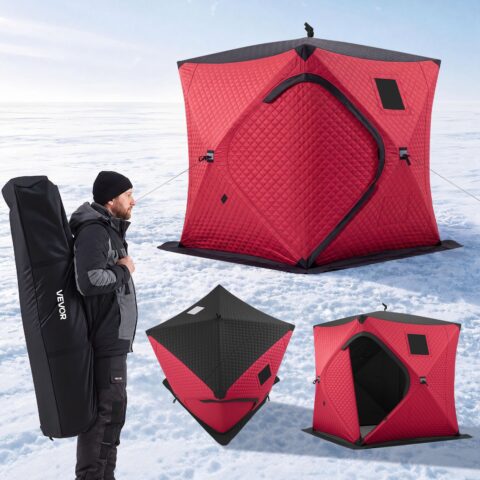 Hüpiktelk jääpüügiks 3-4 inimesele 1,8 x 1,8 x 2 m isoleeritud