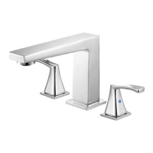 VEVOR Rooma vannisegisti, hõbe, 180×50×205 mm — pilt 1