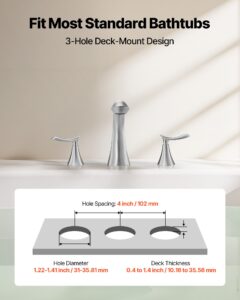 VEVOR Rooma vannisegisti, harjatud, 235×170×55 mm — pilt 3