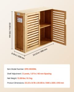 VEVOR Vannitoa seinakapp, 2 uksega, 590×208×510 mm — pilt 7