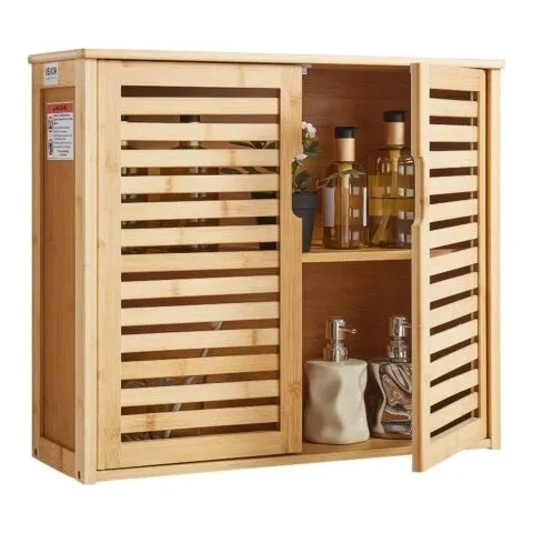 VEVOR Vannitoa seinakapp, 2 uksega, 590×208×510 mm