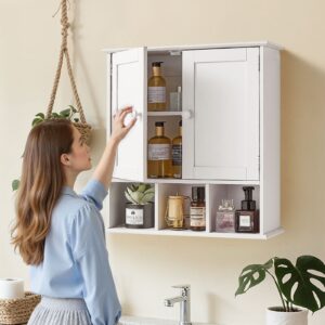 VEVOR Vannitoa seinakapp, 2 uksega, 560×180×585 mm — pilt 8