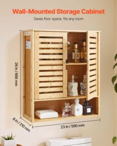 VEVOR Vannitoa seinakapp, 2 uksega, 590×210×666 mm — pilt 2