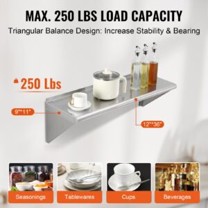 30,5 x 91,4 cm roostevabast terasest riiul, 113 kg, 113,4 kg — pilt 3