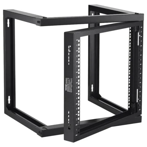9U seinakinnitusriiul 68,04 kg avatud raamiga serveri võrguriiul, 530 x 450 x 520 mm