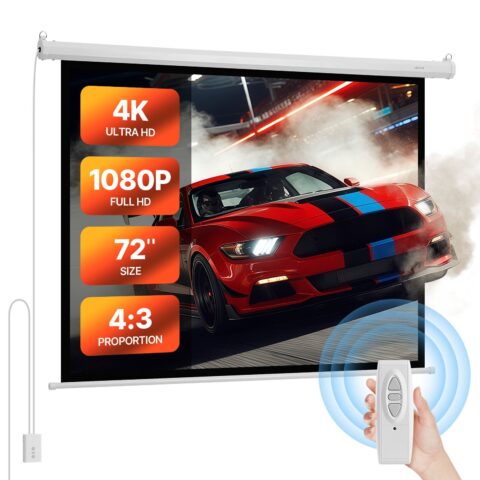 Motorized Projector Screen, 1829 mm, 50 m