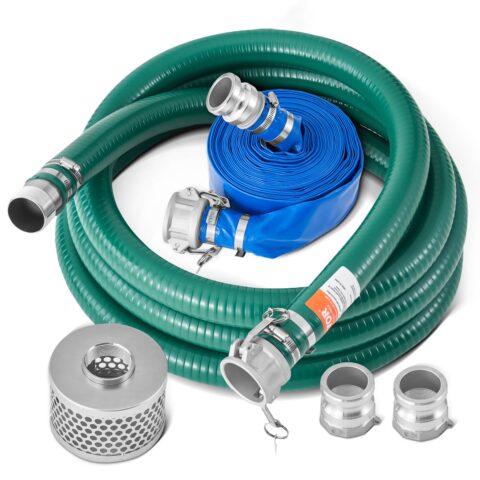 Suction Hose Kit for Water Pump, 51 mm, 15,2 m