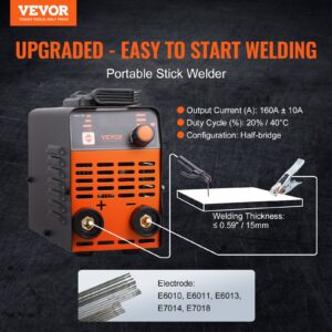 VEVOR 220V elektroodkeevitusseade, 5,08 cm, 240×105×175 mm — pilt 2