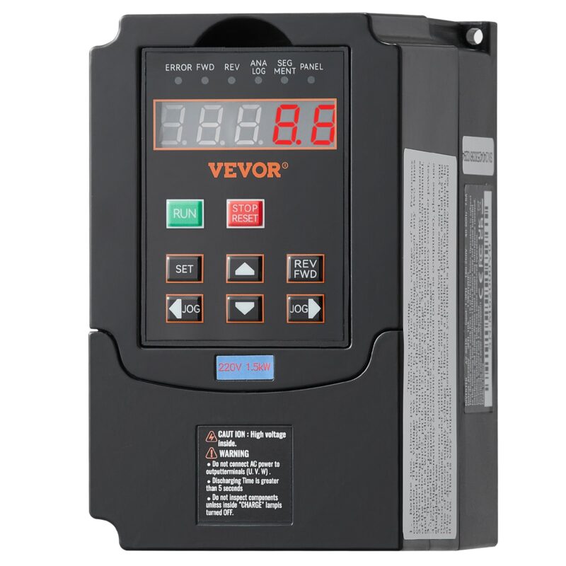 VFD 2HP, 1,5 kW, 138 x 82 x 114 mm