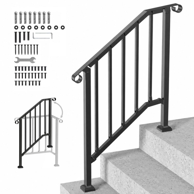 Handrails for Outdoor Steps, 99,8 kg, 575 mm