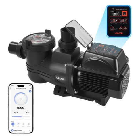 Variable Speed Pool Pump, 1350 W, 30,000 L/h