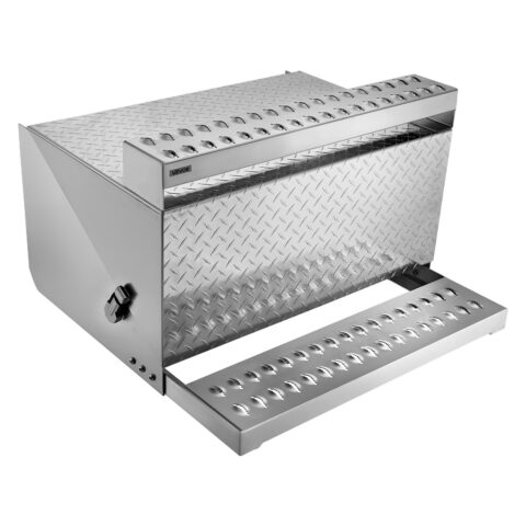 Semi-Truck Step Tool Box, 200 kg, 790 x 770 x 485 mm
