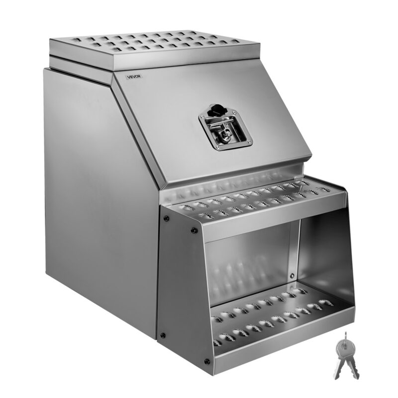 Semi-Truck Step Tool Box, 200 kg, 457 x 695 x 645 mm