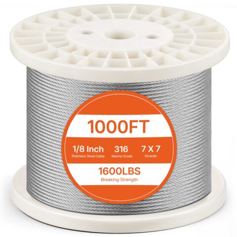 Wire Rope Kit, 3,17 mm, 305 m, 726 kg