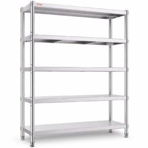 Riiul 122 x 47,0 cm hoiuriiulid 5-tasandilised riiulid ja hoiustamine reguleeritav riiul — pilt 1