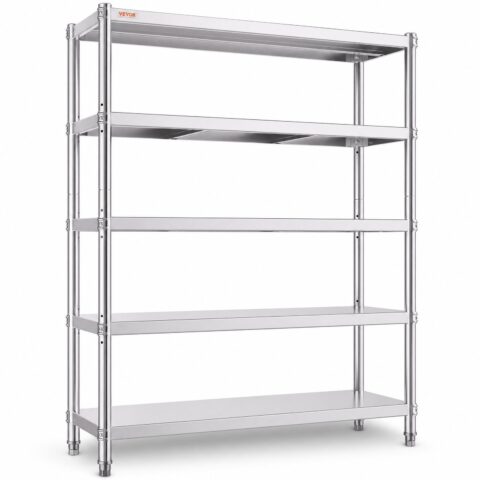 Riiul 122 x 47,0 cm hoiuriiulid 5-tasandilised riiulid ja hoiustamine