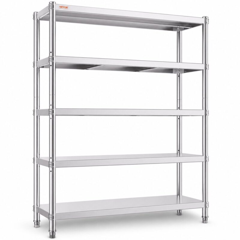 Riiul 122 x 47,0 cm hoiuriiulid 5-tasandilised riiulid ja hoiustamine