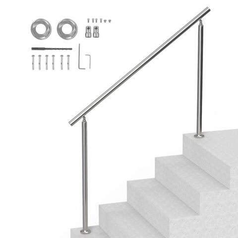 Handrails for Outdoor Steps, 150 cm, 100 kg, 99,8 kg