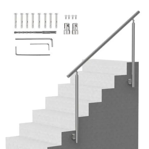 149,9 cm käsipuud välistingimustes kasutatavatele treppidele