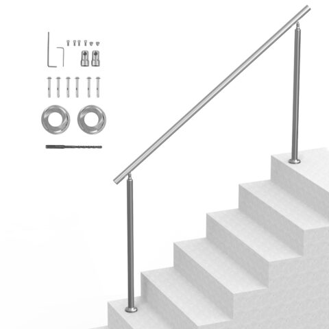 Handrails for Outdoor Steps, 180 cm, 100 kg, 99,8 kg