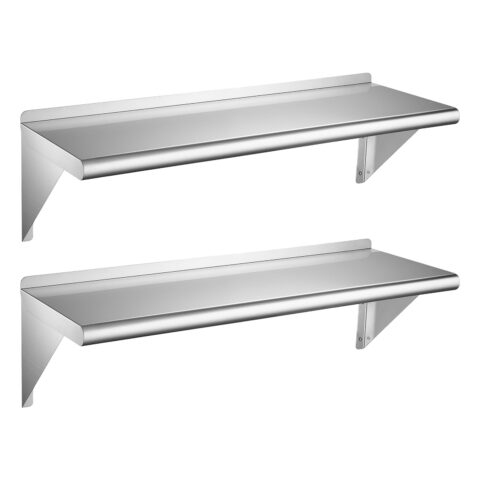 Roostevabast terasest riiul 305 x 914 mm 2 tk seinale kinnitatavat