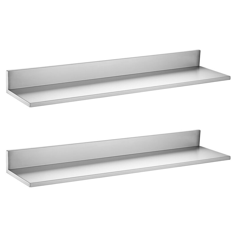 Roostevabast terasest riiul 218 x 914 mm 2 tk seinale kinnitatav