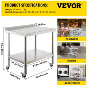 Roostevabast terasest ettevalmistuslaud, 50 kg, 91,4 x 61,0 x 88,9 cm, 200 kg — pilt 7