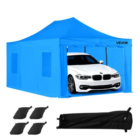 Portable Paint Booth Tent, 5870 x 3980 x 1780 mm, 587 x 398 x 178 cm