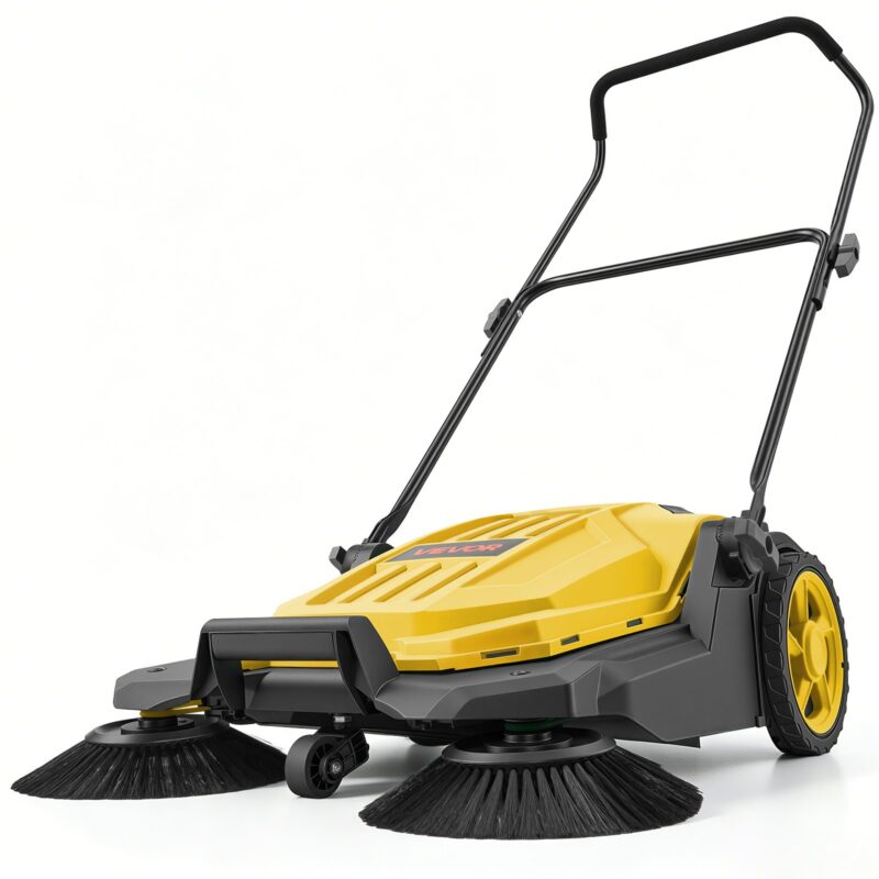 VEVOR Käsitsi lükatav põrandahari, 650 mm, 18,9 L, kollane
