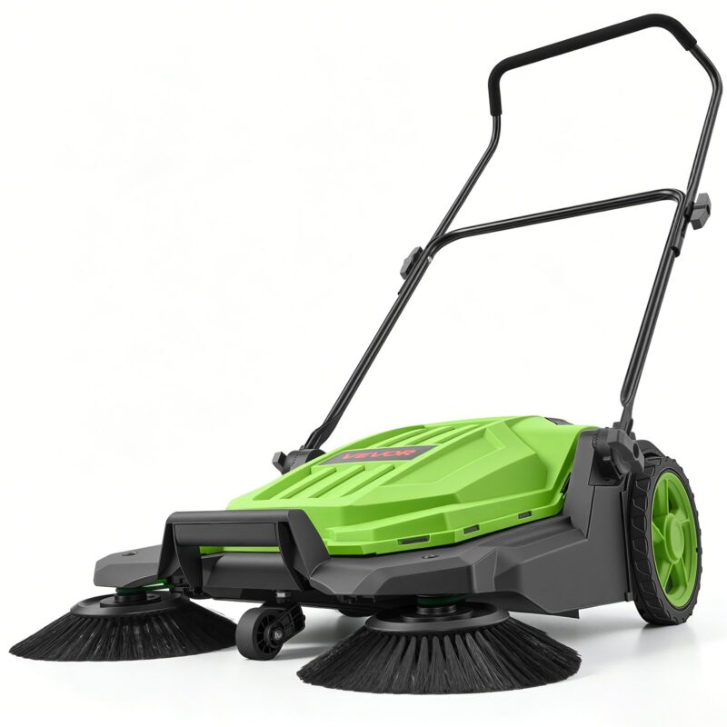VEVOR Käsitsi lükatav põrandahari, 650 mm, 18,9 L, roheline