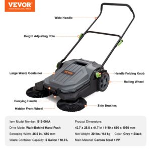 Käsitsi lükatav põrandahari, 65 cm — pilt 7