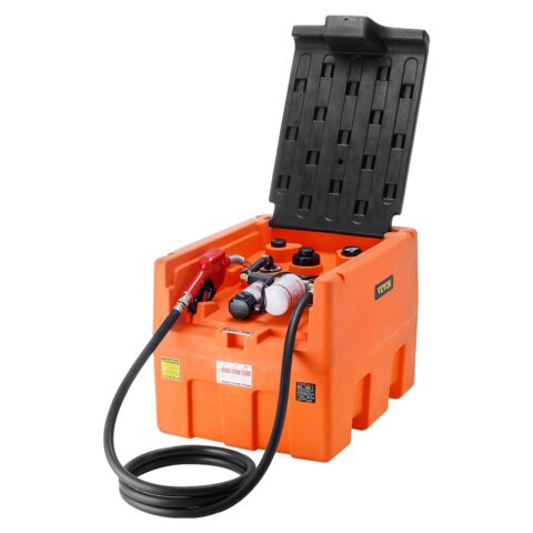 Portable Diesel Tank 181.7 L Fuel Tank with 12V Electric Transfer Pump, 181,7 L