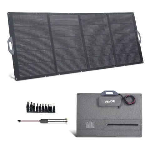 400 W kokkupandav päikesepaneel, 25,4 cm