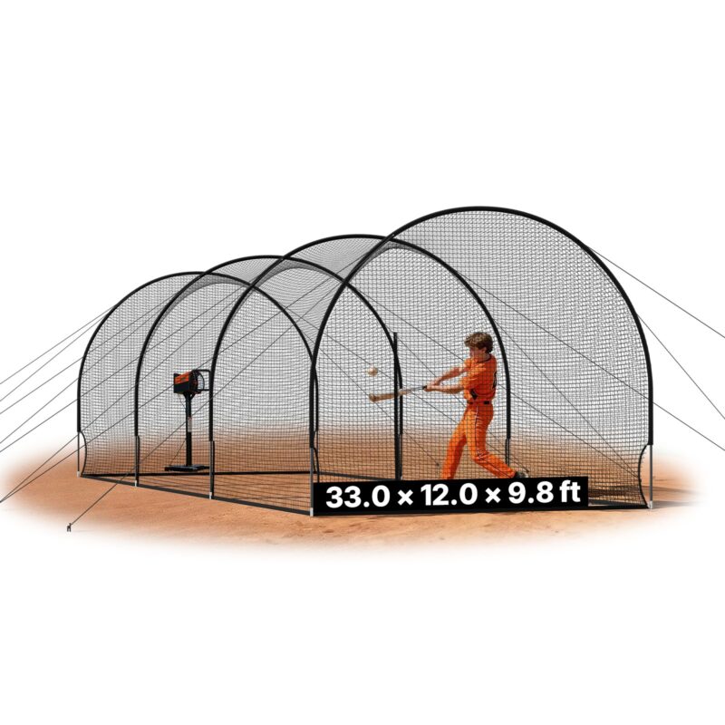 Baseball Batting Cage, 10058 x 3660 x 3000 mm, 20,52 kg